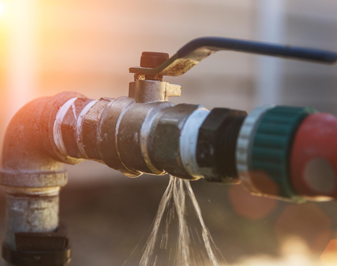 Emergency plumber near me in McKinney, TX fixing water line